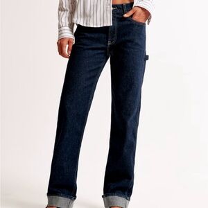 Abercrombie & Fitch Low Rise Baggy Utility Jeans
